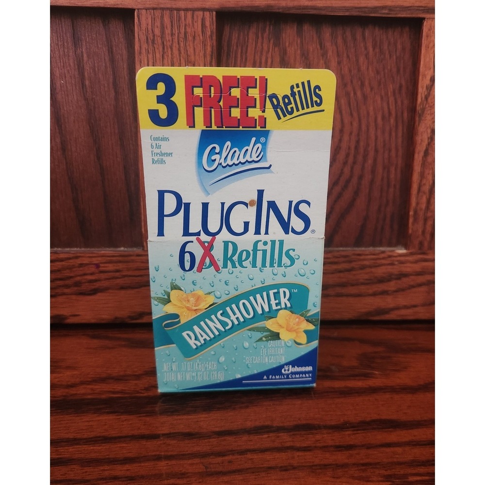 Glade Plugins Scented Gel Refill‎ **RAINSHOWER** 3 count